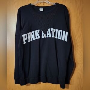 PINK Victoria's Secret Black Sweatshirt